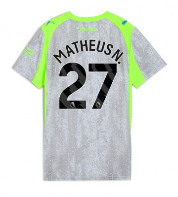 Manchester City Matheus Nunes #27 Tredjetröja Dam 2025-26 Kortärmad